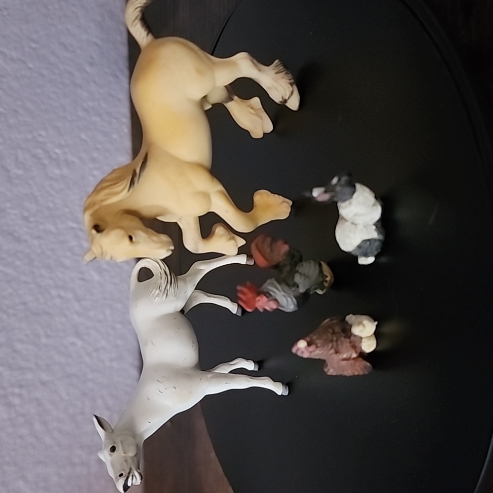 Bryer minature Horses vintage from 1999. Incl. Hen,Roost and Rabbit, also Bryer. - Picture 3 of 7